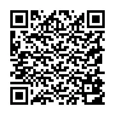 Código QR para número de telefone +19155802542