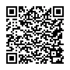 Código QR para número de teléfono +19155822457