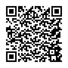 QR-koodi puhelinnumerolle +19155841947