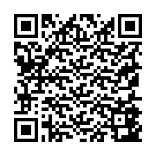 Código QR para número de teléfono +19155843902