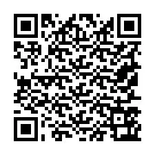 Codice QR per il numero di telefono +19157563437