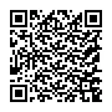 Codice QR per il numero di telefono +19157749311