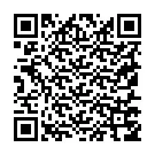 Código QR para número de teléfono +19157756202