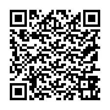 QR-koodi puhelinnumerolle +19157861841