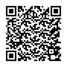 電話番号のQRコード +19157870699