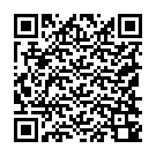 QR-koodi puhelinnumerolle +19158340274