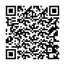 Código QR para número de teléfono +19163420641