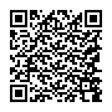 Código QR para número de teléfono +19167588678