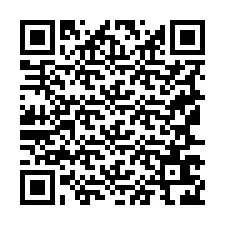 Código QR para número de teléfono +19167626572