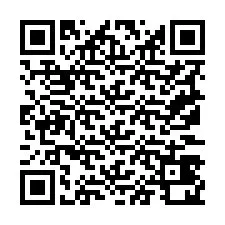 QR-kood telefoninumbri jaoks +19173420889