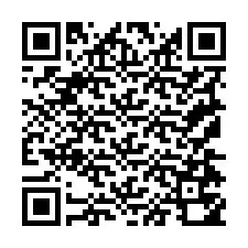 QR код за телефонен номер +19174750171