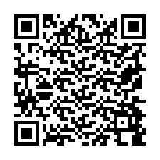 QR-Code für Telefonnummer +19174988657