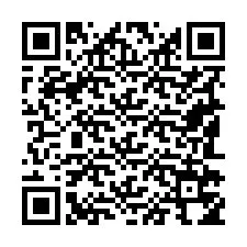 Código QR para número de teléfono +19182754457