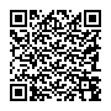 QR kód a telefonszámhoz +19183044408