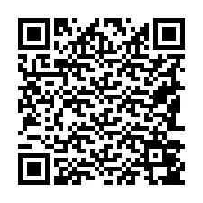 Código QR para número de telefone +19183047663