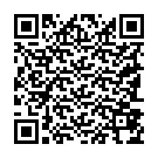 QR-koodi puhelinnumerolle +19183874368