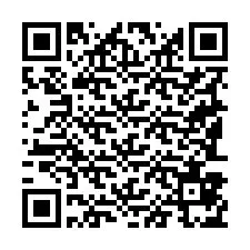 QR-koodi puhelinnumerolle +19183875566