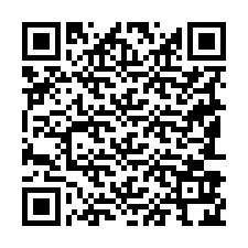 QR-code voor telefoonnummer +19183924382