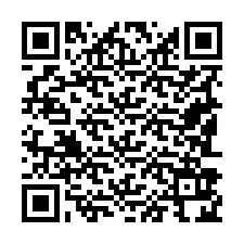 Código QR para número de telefone +19183924677