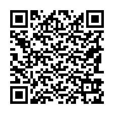 Kode QR untuk nomor Telepon +19183925443