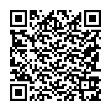 Código QR para número de teléfono +19183925873