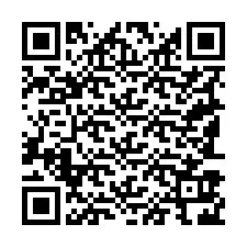 QR-code voor telefoonnummer +19183926194