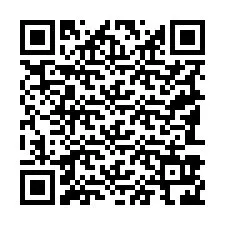 QR-koodi puhelinnumerolle +19183926448