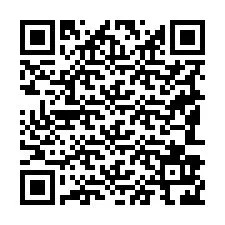 QR-code voor telefoonnummer +19183926702