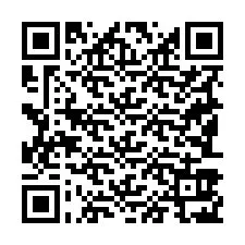 QR-Code für Telefonnummer +19183927832