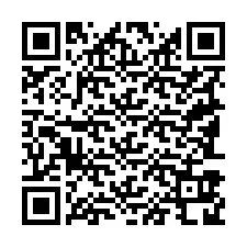 Código QR para número de teléfono +19183928068