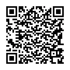 Código QR para número de teléfono +19183928162