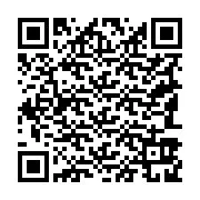 Código QR para número de teléfono +19183929804