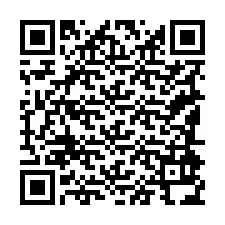 Código QR para número de teléfono +19184934861