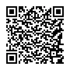 Código QR para número de telefone +19186704661