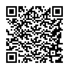 Código QR para número de teléfono +19186716597