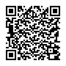 QR-koodi puhelinnumerolle +19192000000