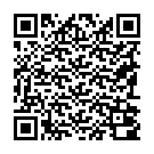 QR-koodi puhelinnumerolle +19192000013