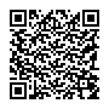 Codice QR per il numero di telefono +19192054110