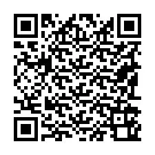 QR-код для номера телефона +19192160877