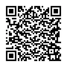 QR-kood telefoninumbri jaoks +19192161336