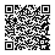 QR-koodi puhelinnumerolle +19192181325