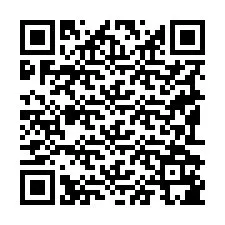 QR-koodi puhelinnumerolle +19192185372