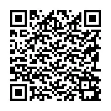 Código QR para número de teléfono +19192191642