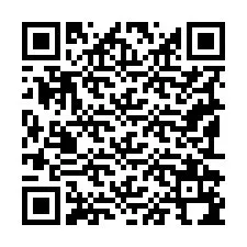 QR-код для номера телефона +19192194595