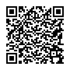 Codice QR per il numero di telefono +19192194747