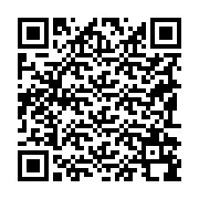 QR kód a telefonszámhoz +19192198562