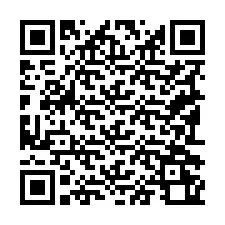 QR kód a telefonszámhoz +19192260379