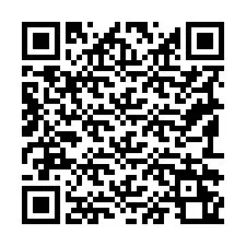 QR код за телефонен номер +19192260401