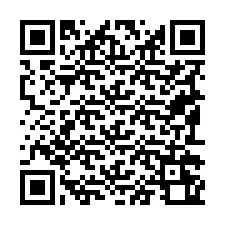 Codice QR per il numero di telefono +19192260853