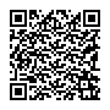 QR kód a telefonszámhoz +19192261520